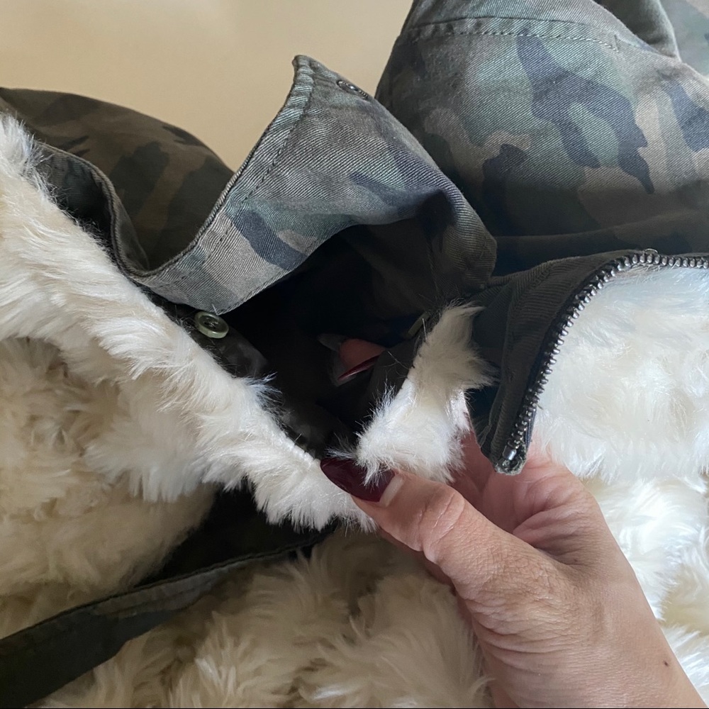 Zara camouflage coat - Picture 9 of 12